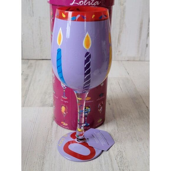 Lolita 60 is sexy wine glass birthday drinkware decor - Picture 5 of 8